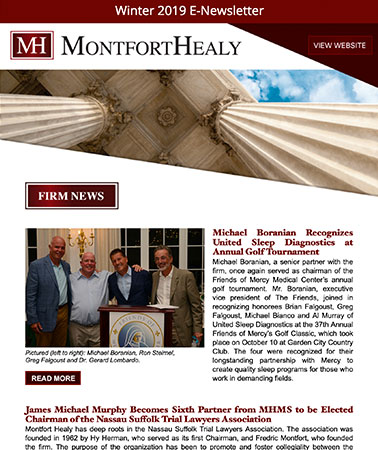 Montfort Healy: E-Newsletter
