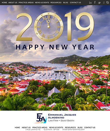 EJA Law: New Years Email