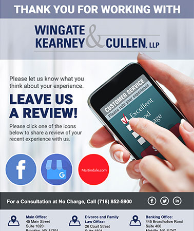 Wingate Kearney & Cullen: Email